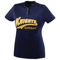 Girls' Wicking Two-Button Jersey Shirt